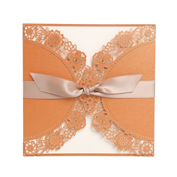 1pcs sample 8 color laser cut wedding invitations card lace elegant greeting card with ribbon envelopes wedding party decoration
1pcs sample 8 color laser cut wedding invitations card lace elegant greeting card with ribbon envelopes wedding party decoration