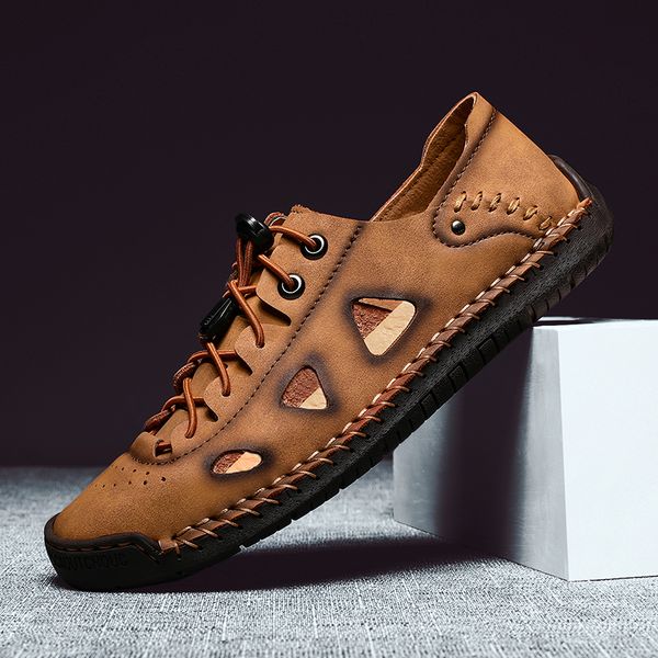 2020 new sandalia male casual flip flops sandals shoes leather men professional summer bicycle shoes slippers outdoor plus 38-48, Black
2020 new sandalia male casual flip flops sandals shoes leather men professional summer bicycle shoes slippers outdoor plus 38-48, Black