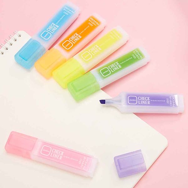 6pcs/set office school highlighter pen stationery supply students diy marker art, Black;red
6pcs/set office school highlighter pen stationery supply students diy marker art, Black;red