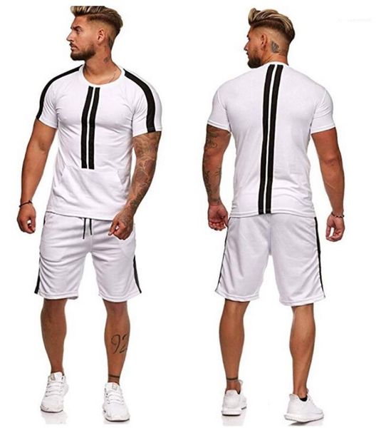 sets gym summer homme suits striped printed mens designer tracksuits sport short sleeve pure color teenager 2pcs, Gray
sets gym summer homme suits striped printed mens designer tracksuits sport short sleeve pure color teenager 2pcs, Gray