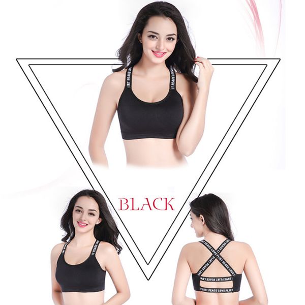 gym clothing women sport bra fitness letters yoga cup black white running crop push up sports dropship, White;black
gym clothing women sport bra fitness letters yoga cup black white running crop push up sports dropship, White;black