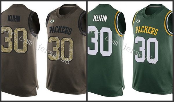 green bay packers green white nfl salute to service pressing player name & number tank 30 john kuhn jersey, Black;red
green bay packers green white nfl salute to service pressing player name & number tank 30 john kuhn jersey, Black;red