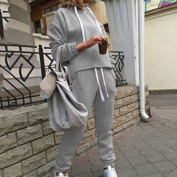 running sets women casual fashion hooded sweatshirt+solid long pants clothing suits female tracksuit 2pcs, Black;blue
running sets women casual fashion hooded sweatshirt+solid long pants clothing suits female tracksuit 2pcs, Black;blue