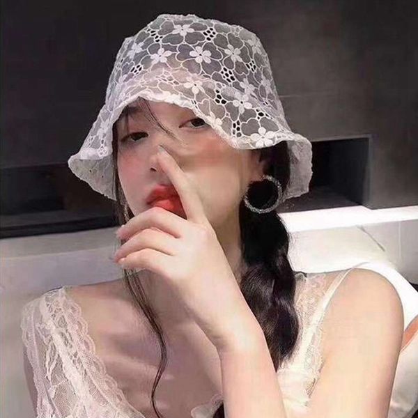 korean women vintage lace breathable hollow out solid color chic bucket hat summer fashion sweet fisherman hat beach sun hats, Blue;gray
korean women vintage lace breathable hollow out solid color chic bucket hat summer fashion sweet fisherman hat beach sun hats, Blue;gray
