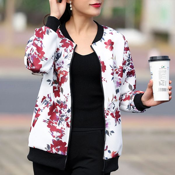 women's jackets 2021 print flowers plus size women coat casual long sleeve baseball jacket zipper autumn streetwear sukajan basic bombe, Black;brown
women's jackets 2021 print flowers plus size women coat casual long sleeve baseball jacket zipper autumn streetwear sukajan basic bombe, Black;brown