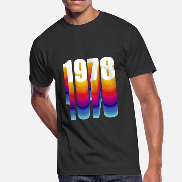 1978 birthday design t shirt men printed cotton round neck normal anti-wrinkle new style spring autumn leisure shirt, White;black
1978 birthday design t shirt men printed cotton round neck normal anti-wrinkle new style spring autumn leisure shirt, White;black