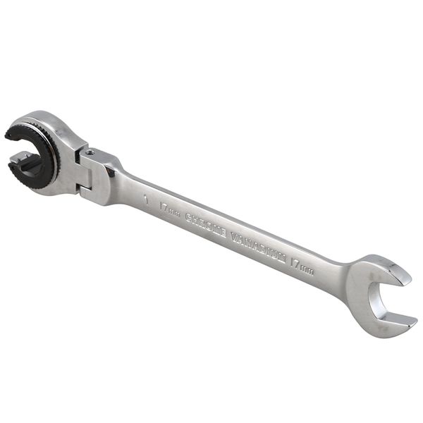 17mm tubing ratchet wrench 180 degree adjustable head adjustable wrench double-ended open end ratchet
17mm tubing ratchet wrench 180 degree adjustable head adjustable wrench double-ended open end ratchet