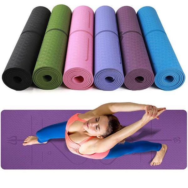 thick non-slip yoga mat with position line fitness comfort gym exercise pads for home exercise
thick non-slip yoga mat with position line fitness comfort gym exercise pads for home exercise