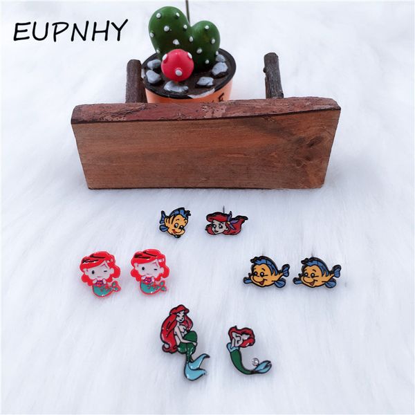 stud eupnhy 1 pair fashion little mermaid princess enamel earrings women girls kids cute ear jewelry accessories, Golden;silver
stud eupnhy 1 pair fashion little mermaid princess enamel earrings women girls kids cute ear jewelry accessories, Golden;silver