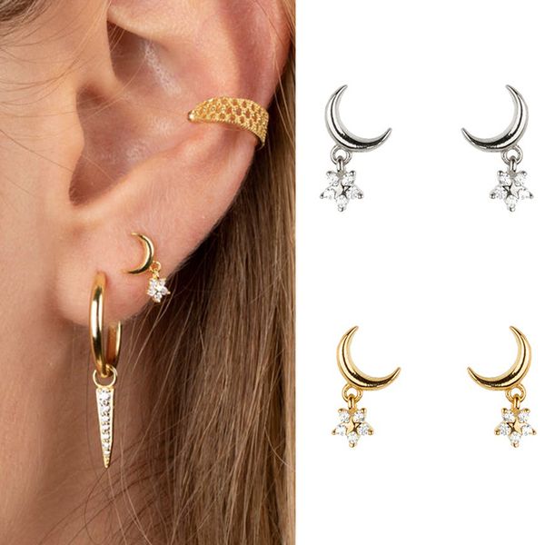 other canner luxury 925 sterling silver stud earrings for women fashion zircon voor vrouwen couple gift fine jewelry, Golden;silver
other canner luxury 925 sterling silver stud earrings for women fashion zircon voor vrouwen couple gift fine jewelry, Golden;silver