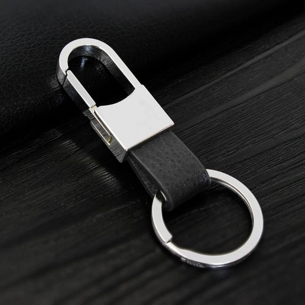 nile keyring keychain genuine leather men's simple key chains holder keyfob for car accessories gift, Silver
nile keyring keychain genuine leather men's simple key chains holder keyfob for car accessories gift, Silver