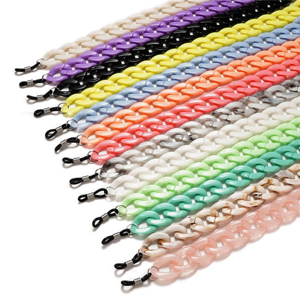 colorful acrylic punk link chain glasses chains silicone eyeglasses cord sunglasses necklace band accessories, Silver
colorful acrylic punk link chain glasses chains silicone eyeglasses cord sunglasses necklace band accessories, Silver