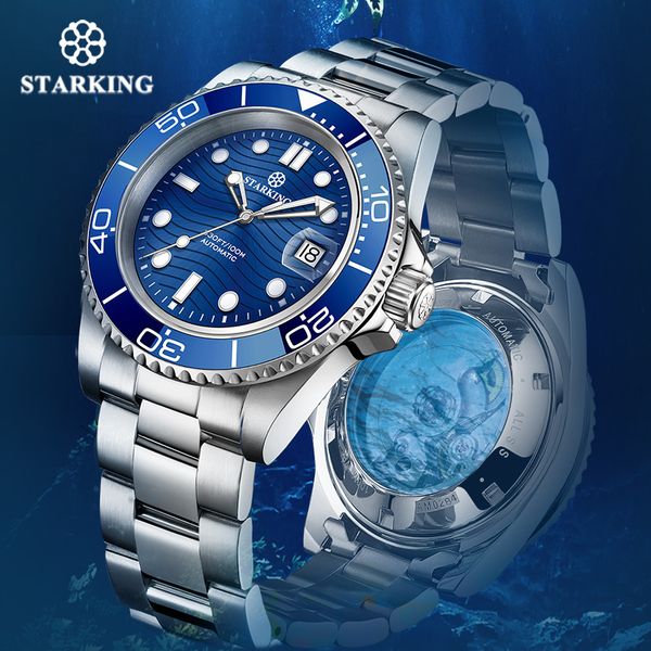 starking automatic watch men 40mm full stainless steel japan nh35a movt mechanical wrist watches 100m waterproof, Slivery;brown
starking automatic watch men 40mm full stainless steel japan nh35a movt mechanical wrist watches 100m waterproof, Slivery;brown