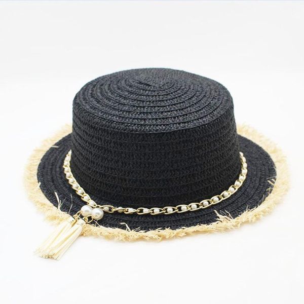 fashion parent-child fringed visor straw beach sun hat straw hat male and female couple summer shade jazz panama chapeu, Blue;gray
fashion parent-child fringed visor straw beach sun hat straw hat male and female couple summer shade jazz panama chapeu, Blue;gray