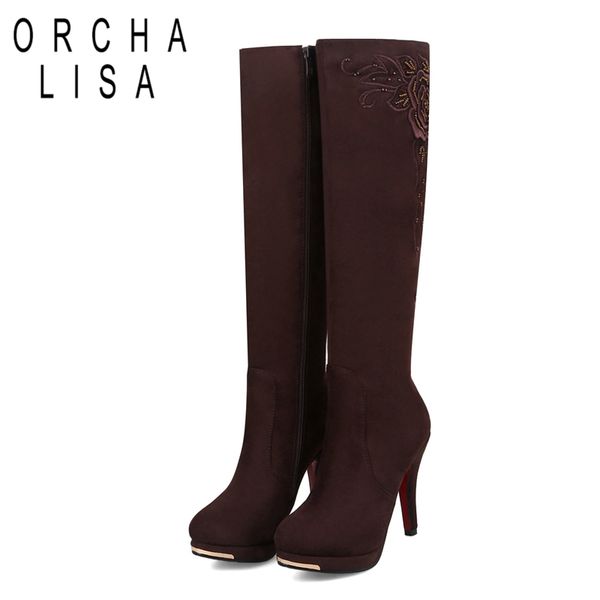 orcha lisa women boots chinese style winter boots flower over-knee boot platform high heels shoes women botas femnino c525, Black
orcha lisa women boots chinese style winter boots flower over-knee boot platform high heels shoes women botas femnino c525, Black