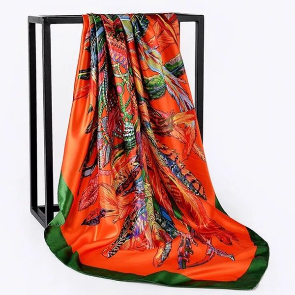 fashion shawl silk scarves for women floral print satin silk hijab scarf female 90cm square kerchief shawl headscarfs for ladies, Blue;gray
fashion shawl silk scarves for women floral print satin silk hijab scarf female 90cm square kerchief shawl headscarfs for ladies, Blue;gray