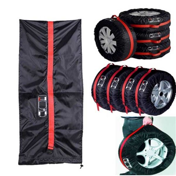 1pc 4pcs car auto spare tire wheel protection covers black and red storage bags carry tote cover vehicle wheel protector
1pc 4pcs car auto spare tire wheel protection covers black and red storage bags carry tote cover vehicle wheel protector