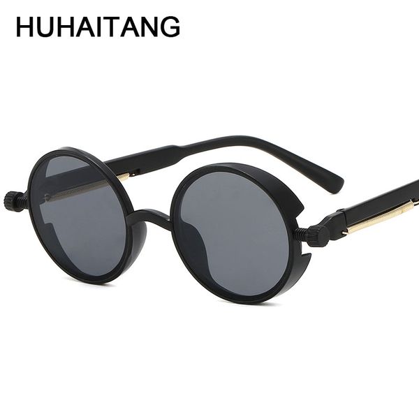 huhaitang vintage steampunk sunglasses women retro round plastic frame sun glasses men brand designer punk sunglass for womens, White;black
huhaitang vintage steampunk sunglasses women retro round plastic frame sun glasses men brand designer punk sunglass for womens, White;black