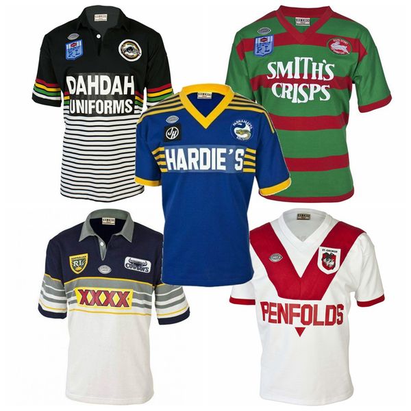 top 1979 1989 1991 1995 регби ретро трикотажные изделия пантера кролик knight parramatta george west тигром melbourne rugby league джерси ре, Black;gray
top 1979 1989 1991 1995 регби ретро трикотажные изделия пантера кролик knight parramatta george west тигром melbourne rugby league джерси ре, Black;gray