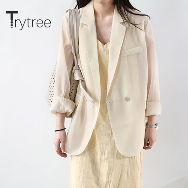trytree autumn women casual suit coat turn-down collar single button solid 2 color loose fashion all-purpose style suit coat, Black;brown
trytree autumn women casual suit coat turn-down collar single button solid 2 color loose fashion all-purpose style suit coat, Black;brown