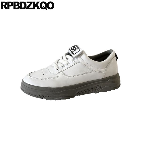 trainers casual thick sole shoes china lace up flats elevator sneakers white shallow platform designer round toe women, Black
trainers casual thick sole shoes china lace up flats elevator sneakers white shallow platform designer round toe women, Black