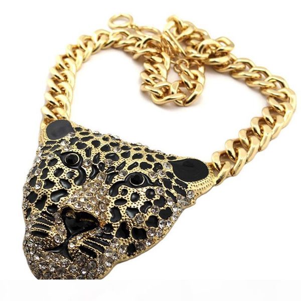 women sweater accessories sweater chain europe and the united states fashion leopard head necklace jewelry long section necklace, Silver
women sweater accessories sweater chain europe and the united states fashion leopard head necklace jewelry long section necklace, Silver