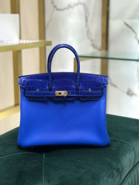 factory wholesale real crocodile+togo design briikin purse 25cm,fully handmade wax thread,blue color, can make other size,fast delivery
factory wholesale real crocodile+togo design briikin purse 25cm,fully handmade wax thread,blue color, can make other size,fast delivery