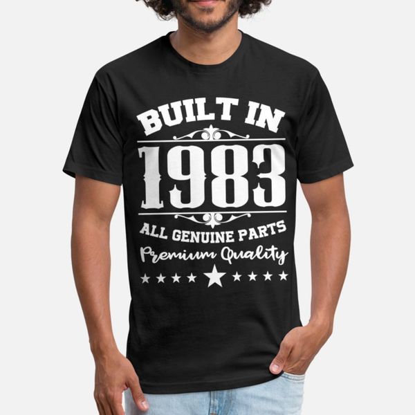 1983 t shirt men designs cotton round collar solid color anti-wrinkle funny summer leisure shirt, White;black
1983 t shirt men designs cotton round collar solid color anti-wrinkle funny summer leisure shirt, White;black