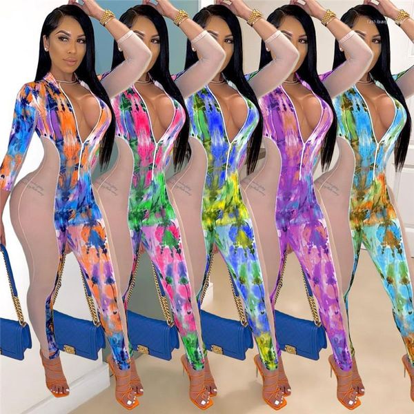 panelled long sleeve tie dye contrast color trousers fashion female clothing dropshipping autumn womens designer jumpsuit fashion, Black;white
panelled long sleeve tie dye contrast color trousers fashion female clothing dropshipping autumn womens designer jumpsuit fashion, Black;white