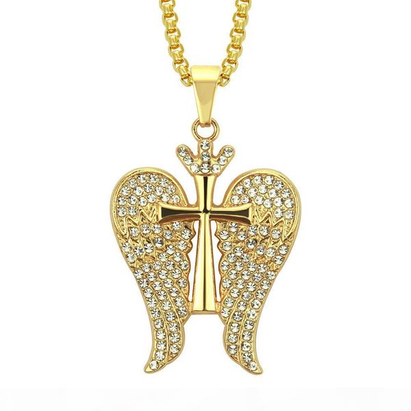 хип-хоп ангел крылья золото подвески ожерелья подвески bling bling iced out кристалл ожерелья из нержавеющей стали rope chain, Silver
хип-хоп ангел крылья золото подвески ожерелья подвески bling bling iced out кристалл ожерелья из нержавеющей стали rope chain, Silver