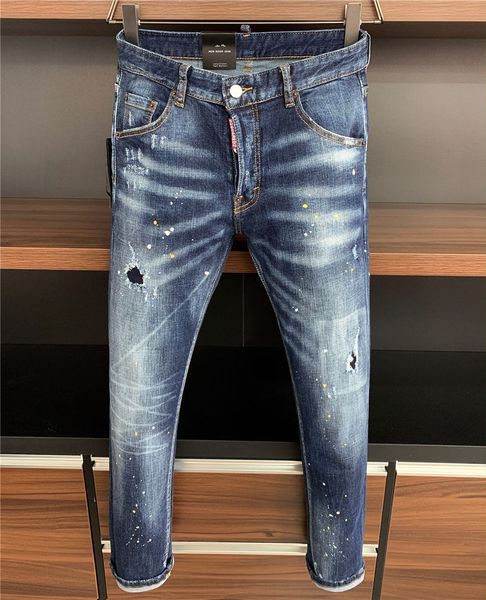 ss20 new arrival d2 designer men denim cool guy jeans embroidery pants fashion holes trousers italy size 44-54 9322, Blue
ss20 new arrival d2 designer men denim cool guy jeans embroidery pants fashion holes trousers italy size 44-54 9322, Blue