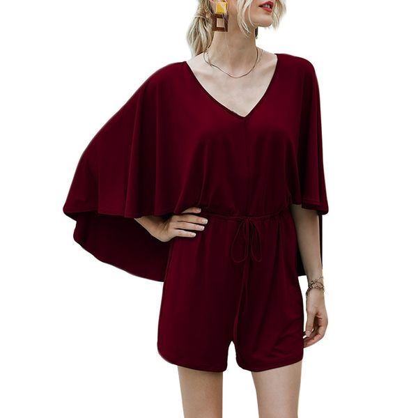 summer high waist ladies casual v-neck bat sleeve design waist jumpsuit wine red size, Black;white
summer high waist ladies casual v-neck bat sleeve design waist jumpsuit wine red size, Black;white