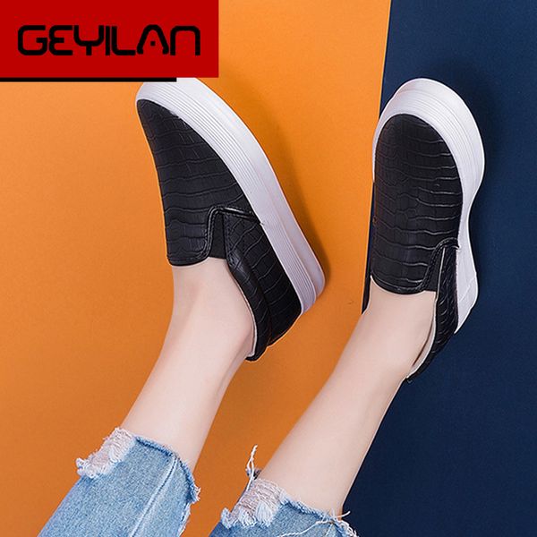 women flat platform casual loafers fashion slip on autumn summer comformtable chunky heels flats lady walking shoes, Black
women flat platform casual loafers fashion slip on autumn summer comformtable chunky heels flats lady walking shoes, Black