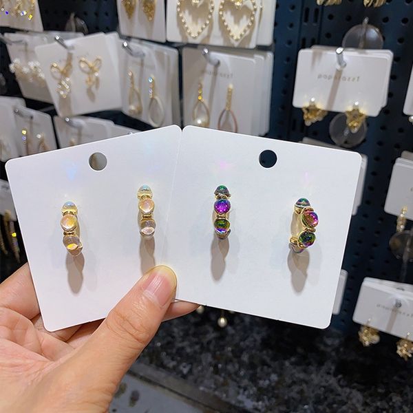 mengjiqiao korean fashion transparent colorful crystal circle hoop earrings for women girls cute jewelry boucle d'oreille, Golden;silver
mengjiqiao korean fashion transparent colorful crystal circle hoop earrings for women girls cute jewelry boucle d'oreille, Golden;silver