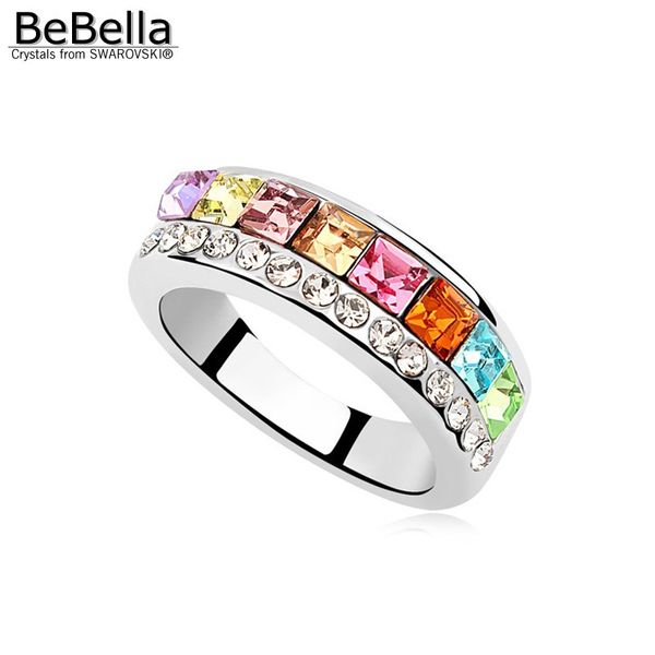 bebella luxury square crystal finger ring made with austrian crystals from in 5 colors for girls christmas gift, Golden;silver
bebella luxury square crystal finger ring made with austrian crystals from in 5 colors for girls christmas gift, Golden;silver