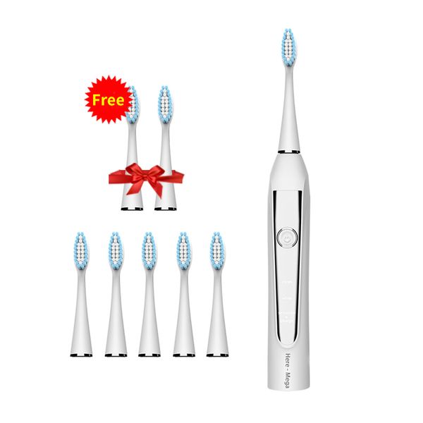HERE-MEGA Electric Sonic Toothbrush USB Rechargeable Electronic Automatic Cleansing Brush Head Ultrasonic Whitening Teeth Adult people
HERE-MEGA Electric Sonic Toothbrush USB Rechargeable Electronic Automatic Cleansing Brush Head Ultrasonic Whitening Teeth Adult people