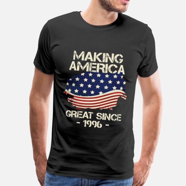 making america great since 1996 american flag t shirt men design 100% cotton o-neck letter interesting funny summer style vintage shirt
making america great since 1996 american flag t shirt men design 100% cotton o-neck letter interesting funny summer style vintage shirt