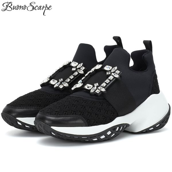 air mesh crystal trainers creeper sneakers thick bottom platform rhinestone tenis feminino new crystal big buckle sneakers women, Black
air mesh crystal trainers creeper sneakers thick bottom platform rhinestone tenis feminino new crystal big buckle sneakers women, Black