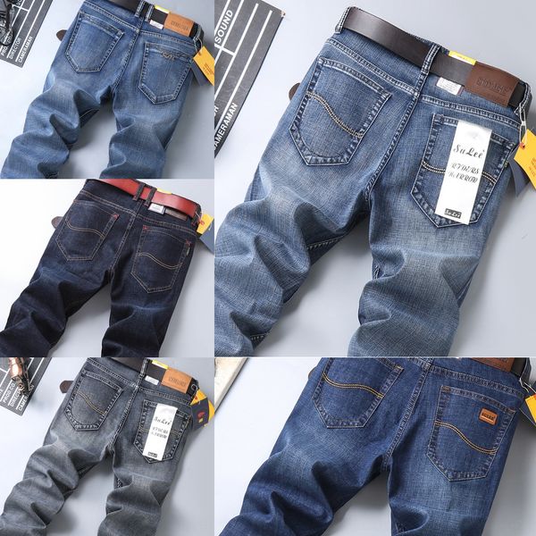 sulee spring and trousers and jeans summer thin jeans men's straight slim fit elastic business casual korean style youth trousers p04pt, Blue
sulee spring and trousers and jeans summer thin jeans men's straight slim fit elastic business casual korean style youth trousers p04pt, Blue