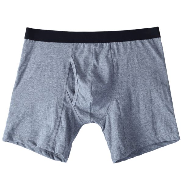 men long cotton man breathable solid flexible shorts boxer with fly underpants pluse size boxer, Black;white
men long cotton man breathable solid flexible shorts boxer with fly underpants pluse size boxer, Black;white