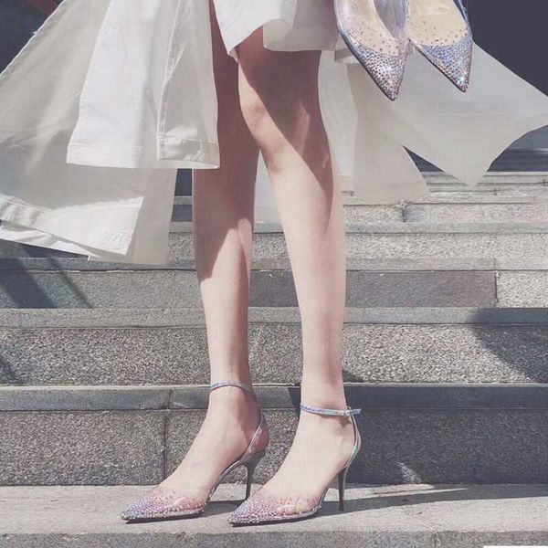 comely2020 women crystal sandals lady high transperant heeled stilettos wedding party pumps with rheinstones summer shoes g, Black
comely2020 women crystal sandals lady high transperant heeled stilettos wedding party pumps with rheinstones summer shoes g, Black