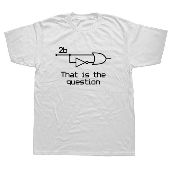 summer funny to be or not to be electrical engineer t-shirt cotton short sleeve t shirt, White;black
summer funny to be or not to be electrical engineer t-shirt cotton short sleeve t shirt, White;black