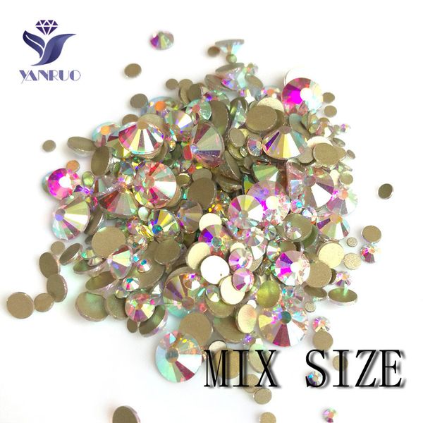 yanruo mix crystal ab clear shinning designs non ix flatback nail rhinestones 3d nail art decorations glitter gems, Silver;gold
yanruo mix crystal ab clear shinning designs non ix flatback nail rhinestones 3d nail art decorations glitter gems, Silver;gold