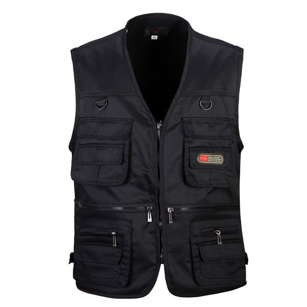 men's vests summer male casual multi pocket 4 colors vest men shooting outerwear zipper waistcoat sleeveless solid jacket, Black;white
men's vests summer male casual multi pocket 4 colors vest men shooting outerwear zipper waistcoat sleeveless solid jacket, Black;white