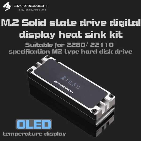 fans & coolings barrowch fbm2tz-01, m.2 solid state drive digital display cooling kit, for 2280/22110 specification m2 type ssd
fans & coolings barrowch fbm2tz-01, m.2 solid state drive digital display cooling kit, for 2280/22110 specification m2 type ssd