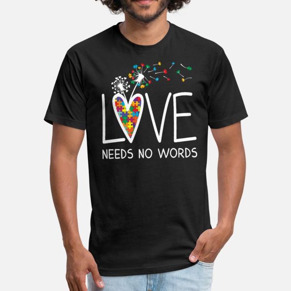 love needs no words autism awareness t shirt men design cotton o-neck vintage interesting casual spring autumn unique shirt
love needs no words autism awareness t shirt men design cotton o-neck vintage interesting casual spring autumn unique shirt