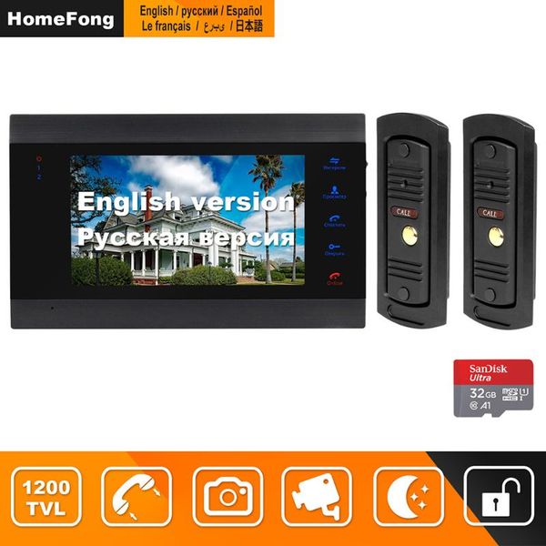 video door phones homefong phone 7 inch with 2 doorbell 1200tvl support electronic lock motion detect recording intercom for home
video door phones homefong phone 7 inch with 2 doorbell 1200tvl support electronic lock motion detect recording intercom for home