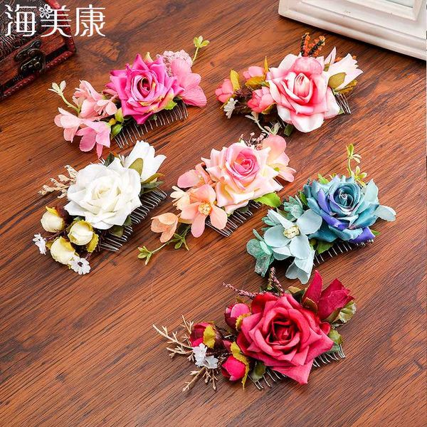 hair accessories haimeikang fashion bride flowers combs rose in bloom bridal wedding women headpiece
hair accessories haimeikang fashion bride flowers combs rose in bloom bridal wedding women headpiece