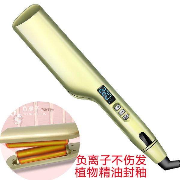 negative ion hair curler three tube cone head hair curler wave large curls electric splint helical 25mm, Black
negative ion hair curler three tube cone head hair curler wave large curls electric splint helical 25mm, Black