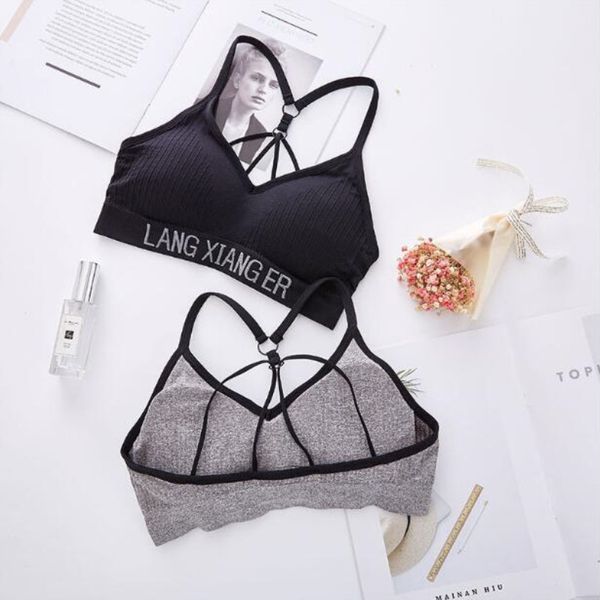 new yoga bra women padded sports bra shake proof fitness workout gym tank fitness cross vest breathable elastic, White;black
new yoga bra women padded sports bra shake proof fitness workout gym tank fitness cross vest breathable elastic, White;black